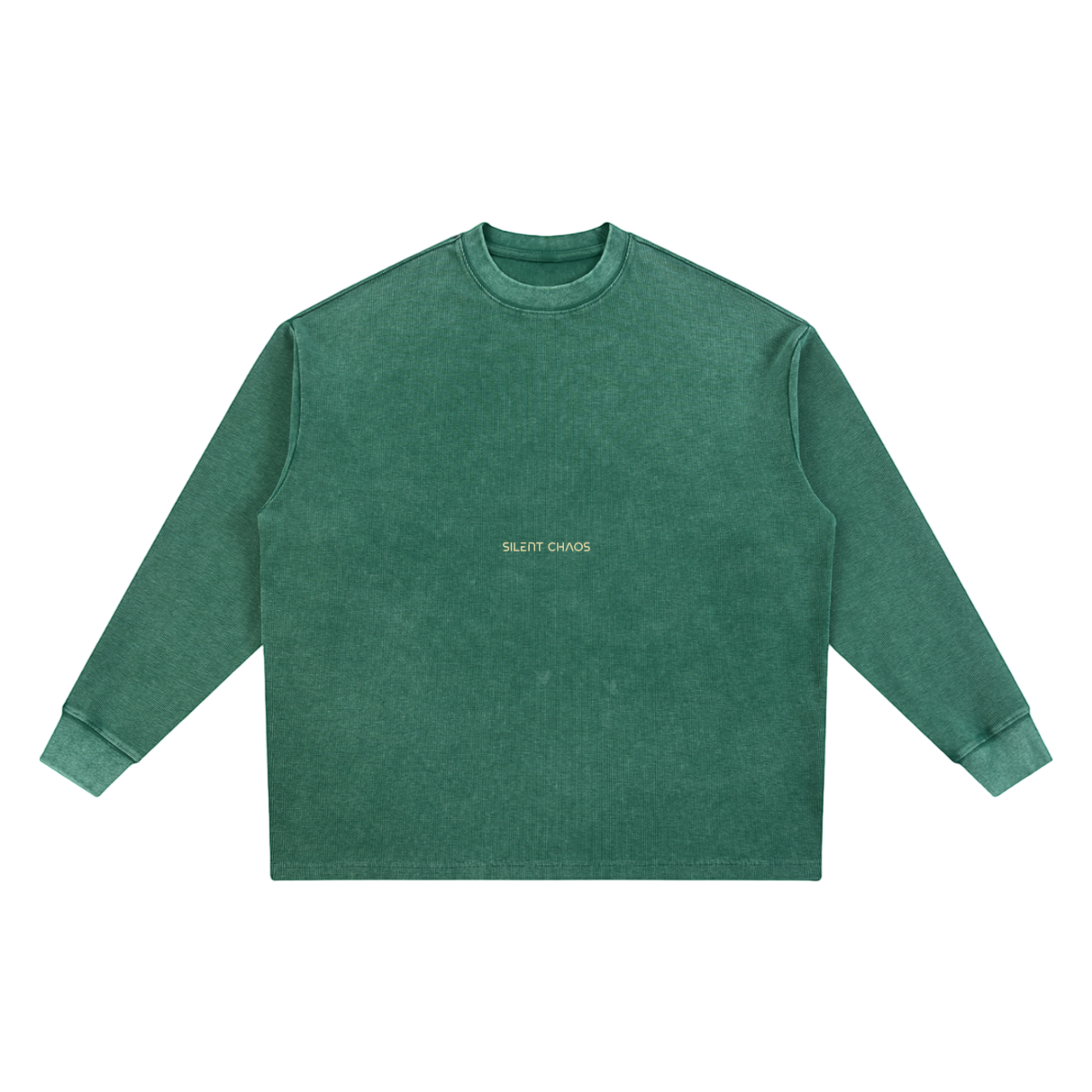 Long Sleeve Waffle Knit Shirt