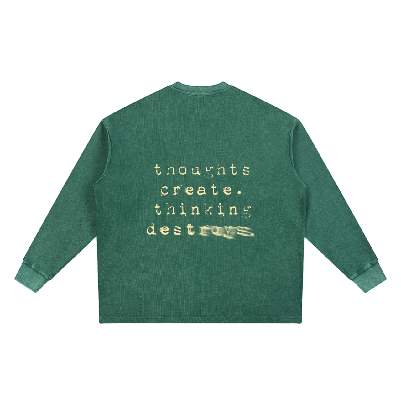 Long Sleeve Waffle Knit Shirt